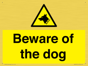 Beware of the dog